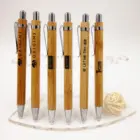 Pen Wood Ballpoint Pen Promotional Cheap Gift Wood Eco Friendly Custom Logo Bamboo Ballpoint Pen