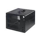 Computer Case Aluminum Barebone Cube Mini Itx Thin Htpc Computer Case For Desktop