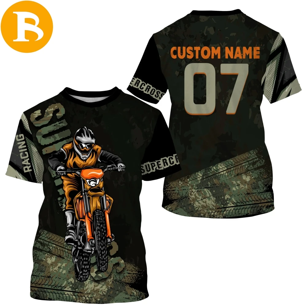 Women Mx Jersey Breathable Motocross Shirts MTB Road Wear Bike Gym Sports Sportswear 100% Polyester for Women Adults