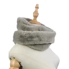 In Scarf Scarves Scarf Market Hot In Amazon Fake Fur Neck Warmer Infinity Scarf Circular Stitched Snood Scarves