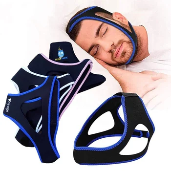 Improve REM Sleep Patent Design Promoting Blood Circulation Long And Triangle Anti-snore belt Anti Snoring Chin Strap