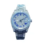 Watch Women Iced Out Luxury Fashion Dial Watch Band Bezel VVS Moissanite Mens Women Watch Diamond Hot Sale Products