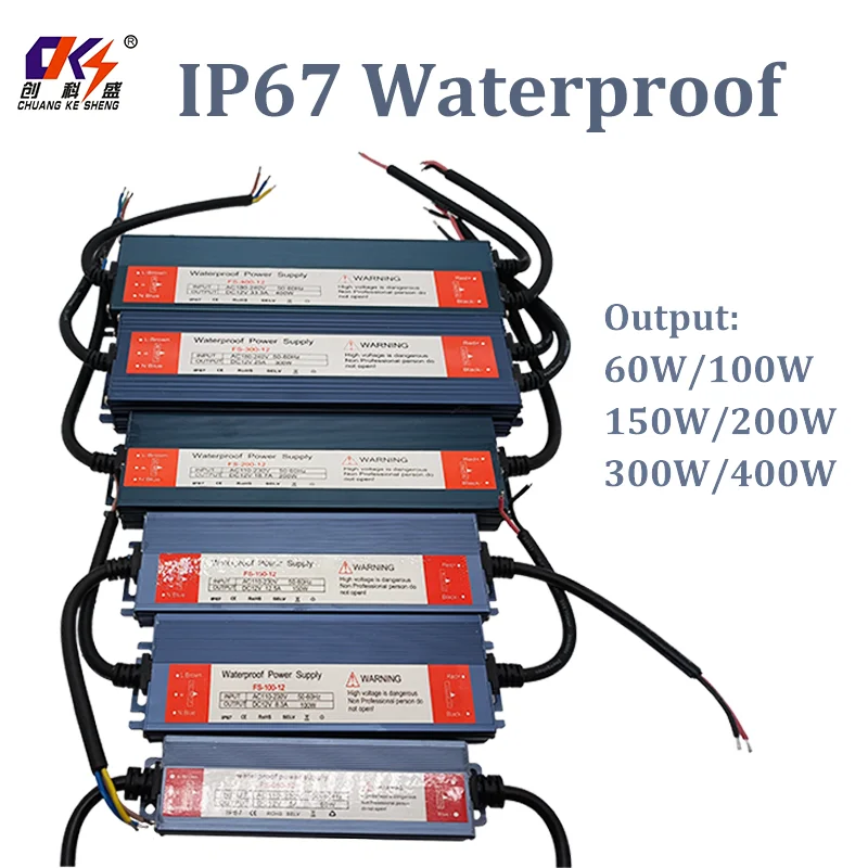 product factory direct sales ip67 led driver waterproof 12v 25a 300w led switching power supply for strip light-8