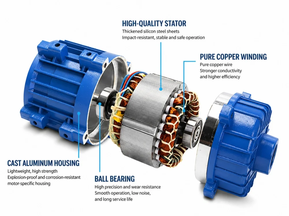 Proof Fixed Louvered Fan, ATEX, 4kW, 7.5kW, FRP - detail 8