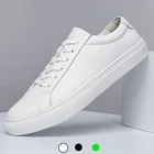 Shoes Men Outdoor Walking Style Shoes Custom Sneakers White Microfiber Leather OEM Shoes For Men Footwear Manufacturer