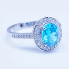 Diamond Rings And Silver Rings Wholesale China Costume Jewely 925 Sterling Silver 18k Fake Diamond Rings