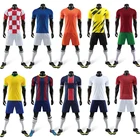 Team Football Mens 100% Polyester Soccer Training Jerseys Custom Blank Retro Club Team Football Uniform
