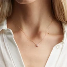 Pendent Hot Selling Minimalist Women Long Thin Chain Coin Pendent Necklace Chain Stainless Steel