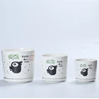 Plant Pot Nordic Style Decorations Plant Wholesale Custom Logo Ceramic Garden Flower Pot Pot For Plant