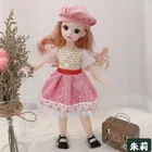Baby Doll Custom Baby Doll Dress With Logo For 30cm Height Girl Doll Toy As Girl Gift With Opp Package