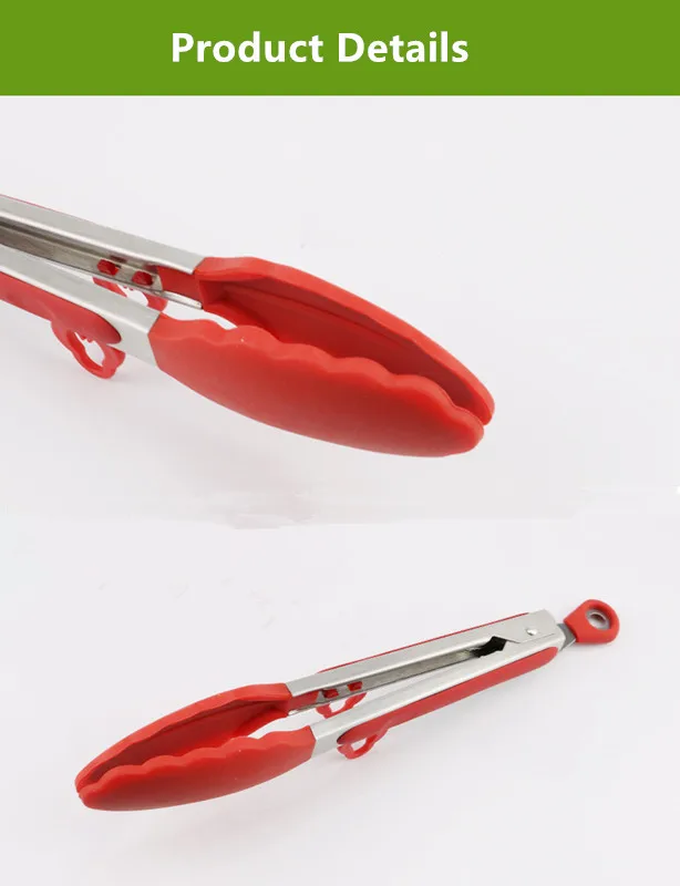 Kitchen Tongs for Cooking 9 12 Inches Food Grade Silicone Tongs Standing Up Serving Tongs with Tips