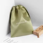 Bags Silk Bag Satin Bags Drawstring High Quality Luxury Logo Printed Custom Satin Bags Silk Satin Drawstring Bag