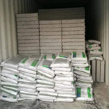 OBON Top Quality Tongue and Groove Precast Concrete Wall Panel Cement Mortar Connected Sandwich Panel Adhesive
