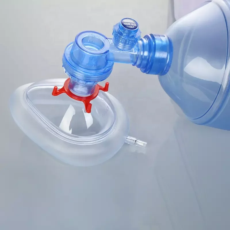 Medical Disposable Portable Adult Pediatirc Infant Use Ambu Bag PVC Silicon Manual Resuscitator Kit