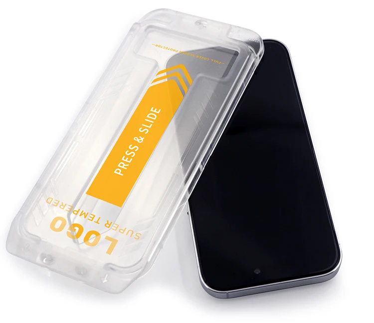 product quick installation smooth sensitive tempered glass screen protectors for iphone 11 14 pro max xs max 8 plus 13 pro mobile phones-3