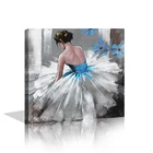 Artwork Custom Handmade Artwork Beautiful Woman Body Painting Oil Painting Dancing Girls Abstract