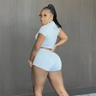 Fashion Set Sets Print Fashion Women Tracksuit Joggers Crop Top 2 Piece Short Set Women 2 Piece Sets