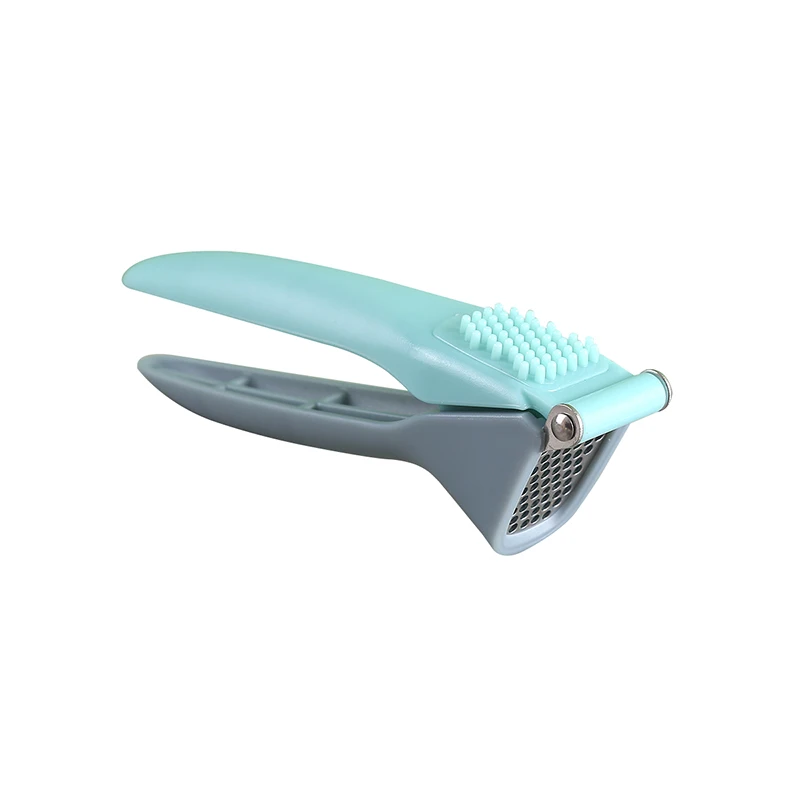 High Quality Kitchen Gadget Plastic Garlic Press with Customized Package Multi-functional Manual Garlic Press