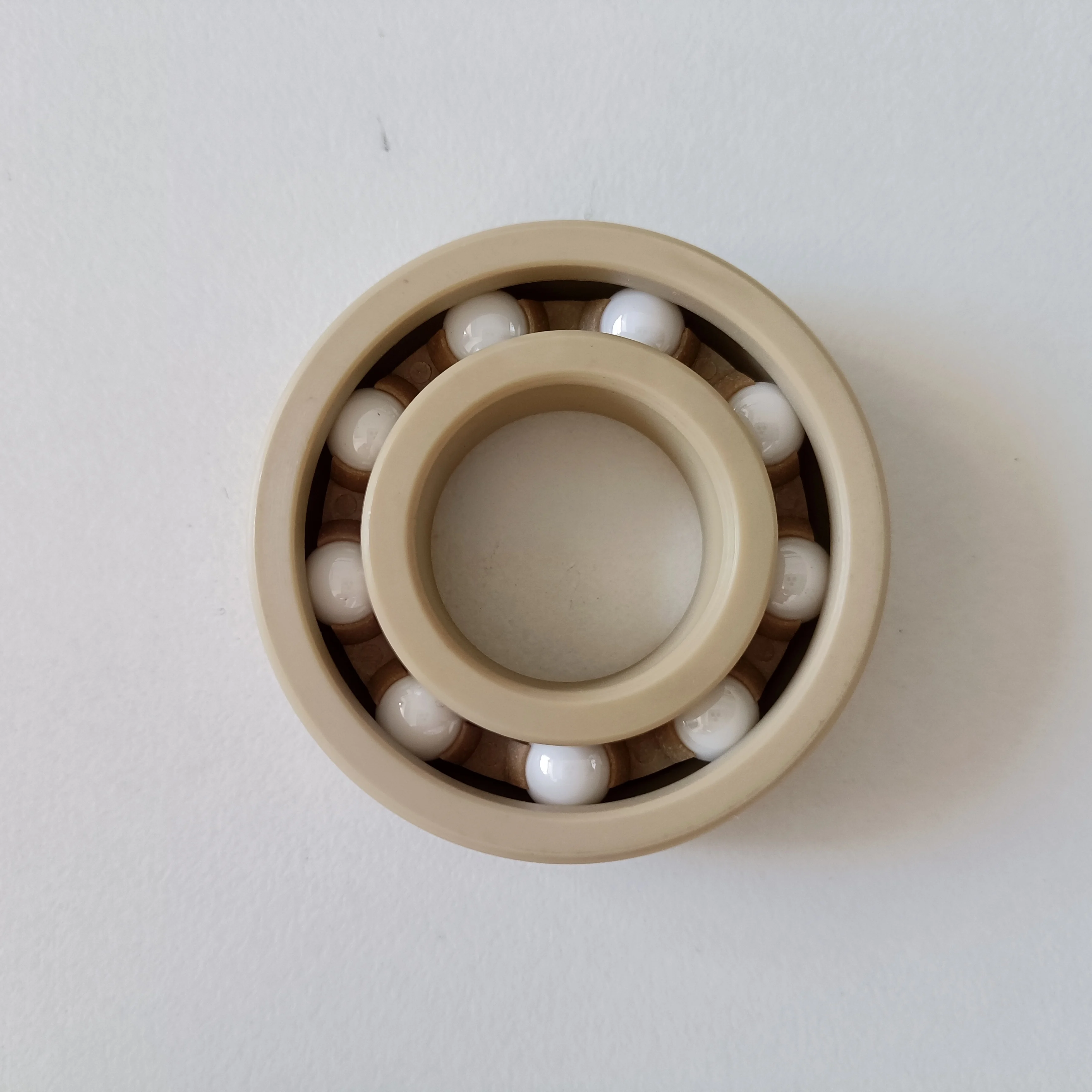 Peek Plastic Bearing Deep Groove Ball Bearing 6200 6201 6202 6203 6204