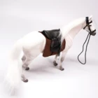 High Quality JXK Hannover White Horse Statue Resin Crafts For Home Decor