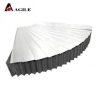 Accordion Bellow Steel Dust Cover Anti-fire Cnc Machine Lathe Armor Accordion Bellow Cover