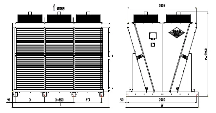 Dry Cooler, 500Kw, HVAC - detail 2