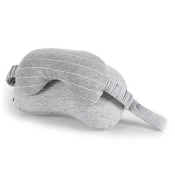 Eye mask U - shaped travel pillow 2 in 1 U - shaped neck pillow