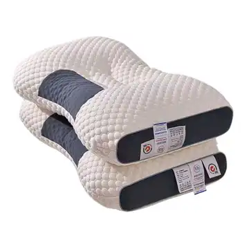 Household knitted cotton massage neck pillow core adult pillow gift Supplies purchasing agent