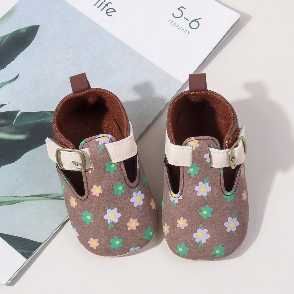 Hot Selling Anti-slip Pu Leather Princess Baby Toddler Girl Shoes supplier