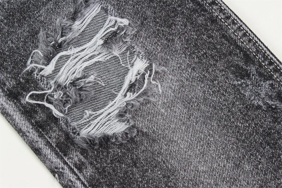 180 cm Wide Shrink-Resistant Yarn Dyed 100% Cotton Denim Fabric for Jeans