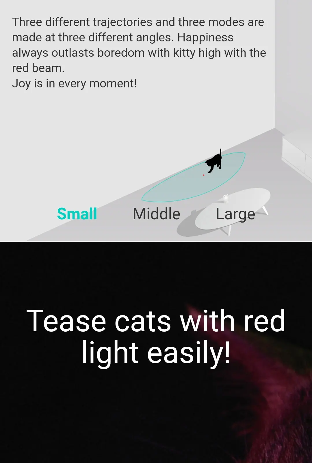 Automatic Cat Laser Toy,Interactive Pet Toy,Suitable For Indoor Cats