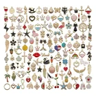 Charms Assorted Gold Plated Metal Enamel Pendants Charms Jewelry Making Charms For Jewelry Making