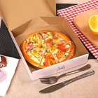 Pink Craft Pizza Box Design Hot Sale Popular Pink 10 Inch Craft Delivery Pizza Box