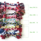 12 Pack Cotton Durable Squeaky Chew Puppy Small Medium Large Dog Toys Knot Set Rope Toys For Dog