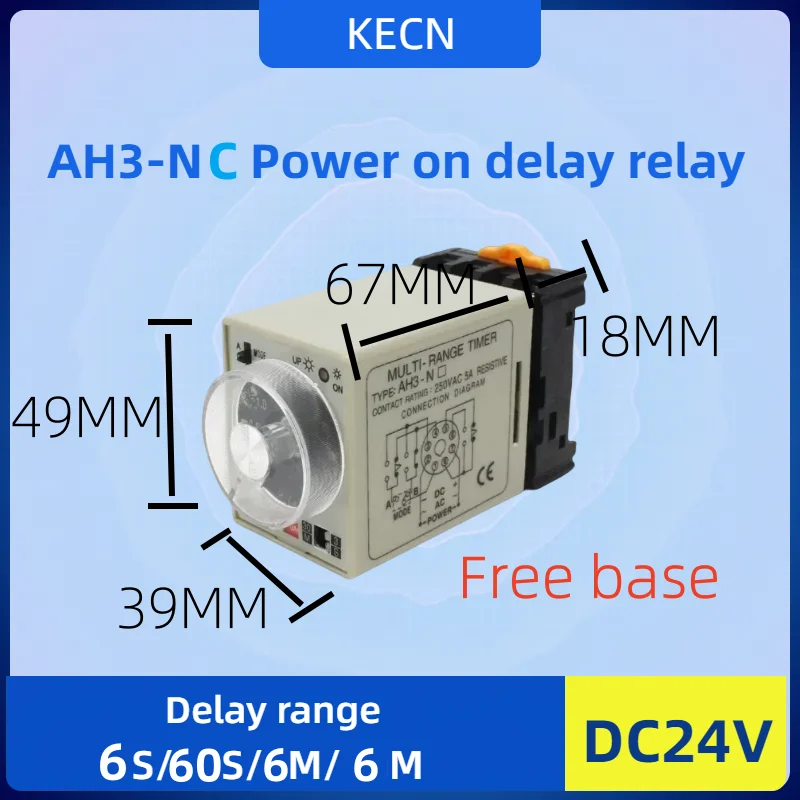 d time relay 220v adjustable 24v power on delay timer186-3