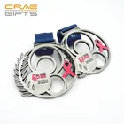 3d Cycling Medals 3D Running Designs Metal Medallas Manufacturer Custom Unique Personalized Sports Medals Ribbons Marathon Cycling Sports Medal