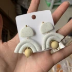 Earrings Earrings New Fashion Clay Earrings For Ladies Design Sense Resin Romantic Cute Minimalist Earrings