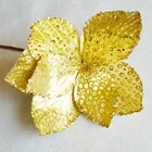 Flowers Tree Christmas Glitter Poinsettia Artificial Silk Flowers Picks For Tree Wreaths Garland Holiday Decoration