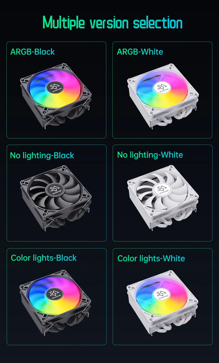 Air Cooler, SNOWMAN, ARGB, CPU, LGA - detail 28