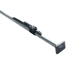 Adjustable Load Bars KingRoy 38mm 1.5" 89''-104'' Length Adjustable Steel Round Ratcheting Truck Load Lock Cargo Bar