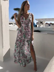 women clothes fashion clothing womens summer party beach flower printed casual dresses club dress for sale