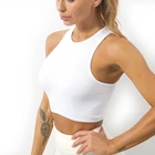 Tank Tops Top UGOO Yoga Tank Tops Quick-dry Seamless Breathable Sport Ladies Tank Tops Padded Top