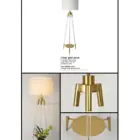 Glass Art Glass Lamp Simple Three-legged Bedside Lamps With Glass Shade Art Supplies Chrome Lamp Table Light