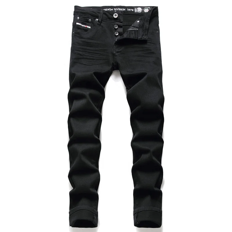 Black Denim Skinny Jeans Trending Pants 
