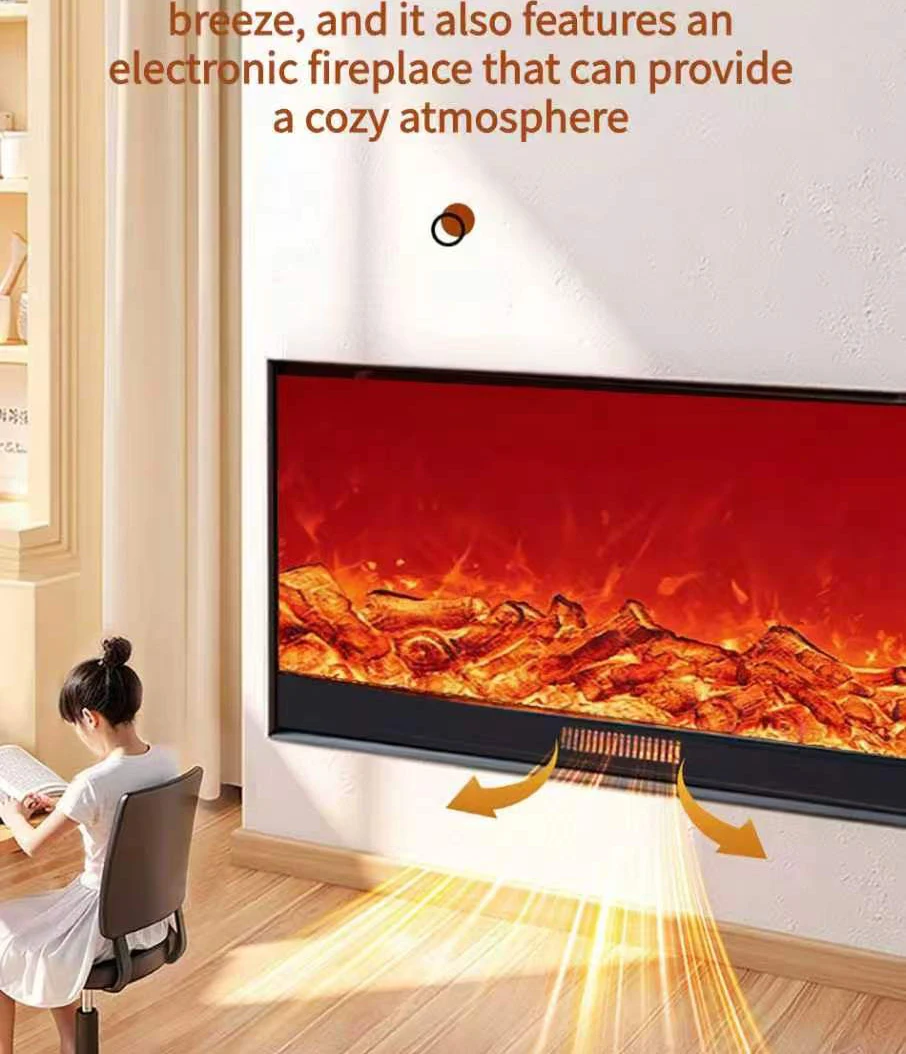 Customelectronic Fireplace, LED, Wall - detail 26