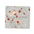 Garland Led Light Decorative Decorative LED New Style Microwire Light Cluster With Shinny Star Pearl Indoor Garland