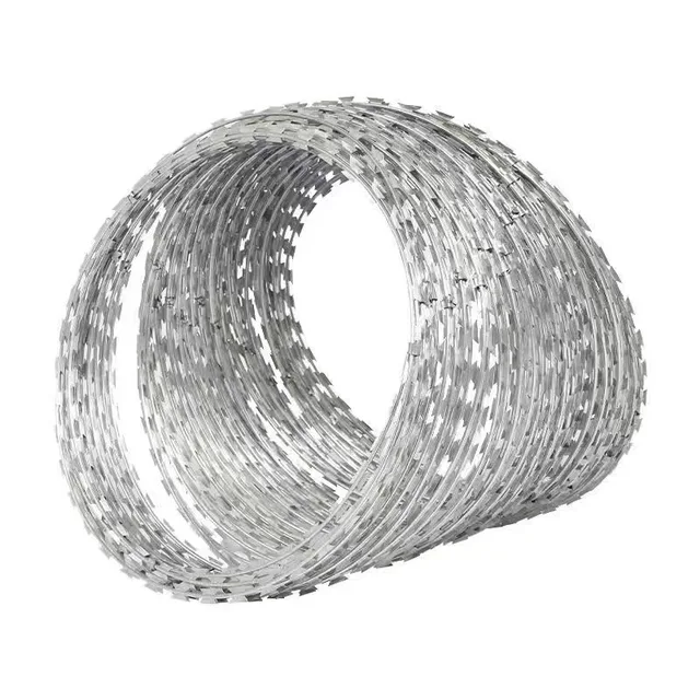 Hot Dipped Galvanized Anti-Climb Steel Wire Secure Construction Barbed Wire Fence Cattle Horse Management Prisons PVC Iron Wire