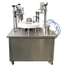 Hair Production Machine Automatic Pump Cover Hair Perfume Refill Filling Sealing Production Equipment Making Machine
