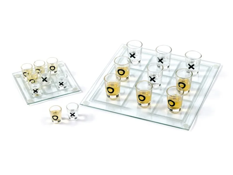 Indoor Game Glass Tic Tac Toe table game