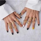Letter Rings Rings Womens Rings Amor Jewelry Personalized Gold Bold Initial Letter J Women Rings